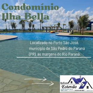 Terrenos no Condomínio Ilha Bella Em Porto São José - PR