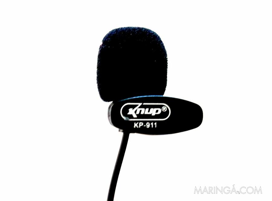 Microfone lapela P2 mono
