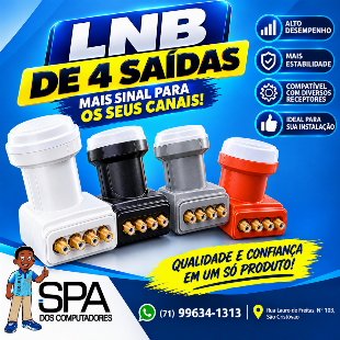 Lnb 4 Saídas Universal em Salvador e Região